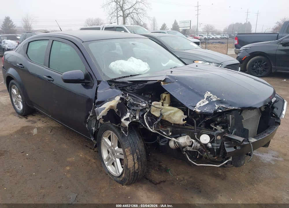 2011 DODGE AVENGER MAINSTREET VIN: 1B3BD1FB2BN507064