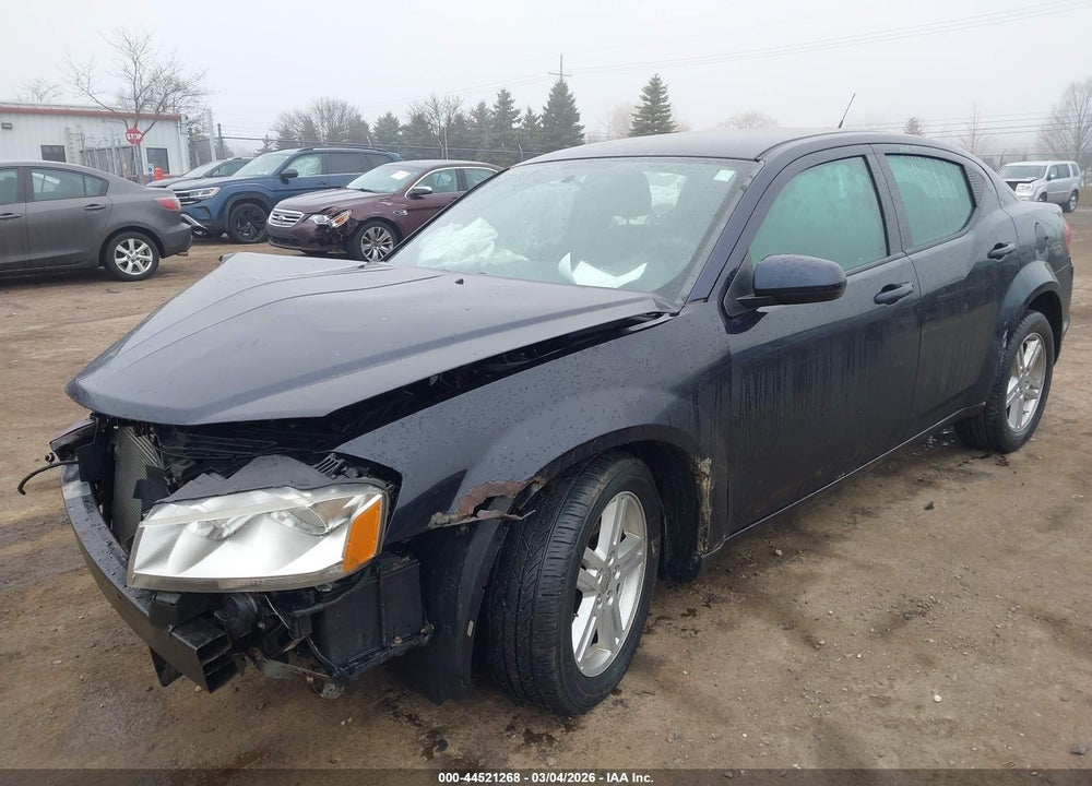 2011 DODGE AVENGER MAINSTREET VIN: 1B3BD1FB2BN507064