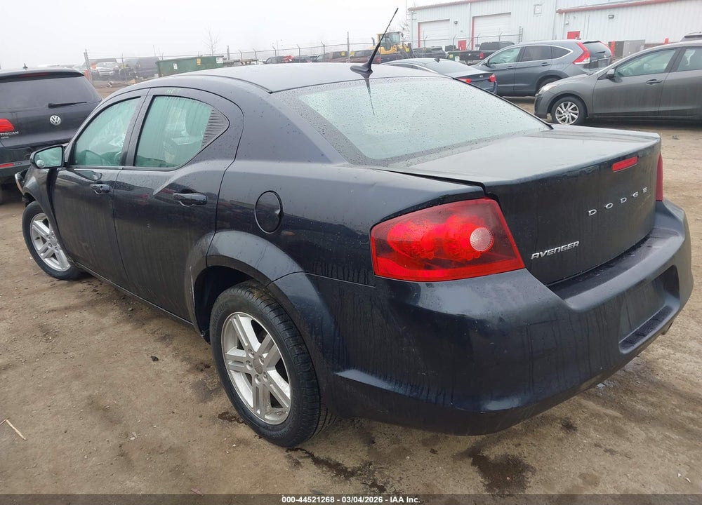 2011 DODGE AVENGER MAINSTREET VIN: 1B3BD1FB2BN507064