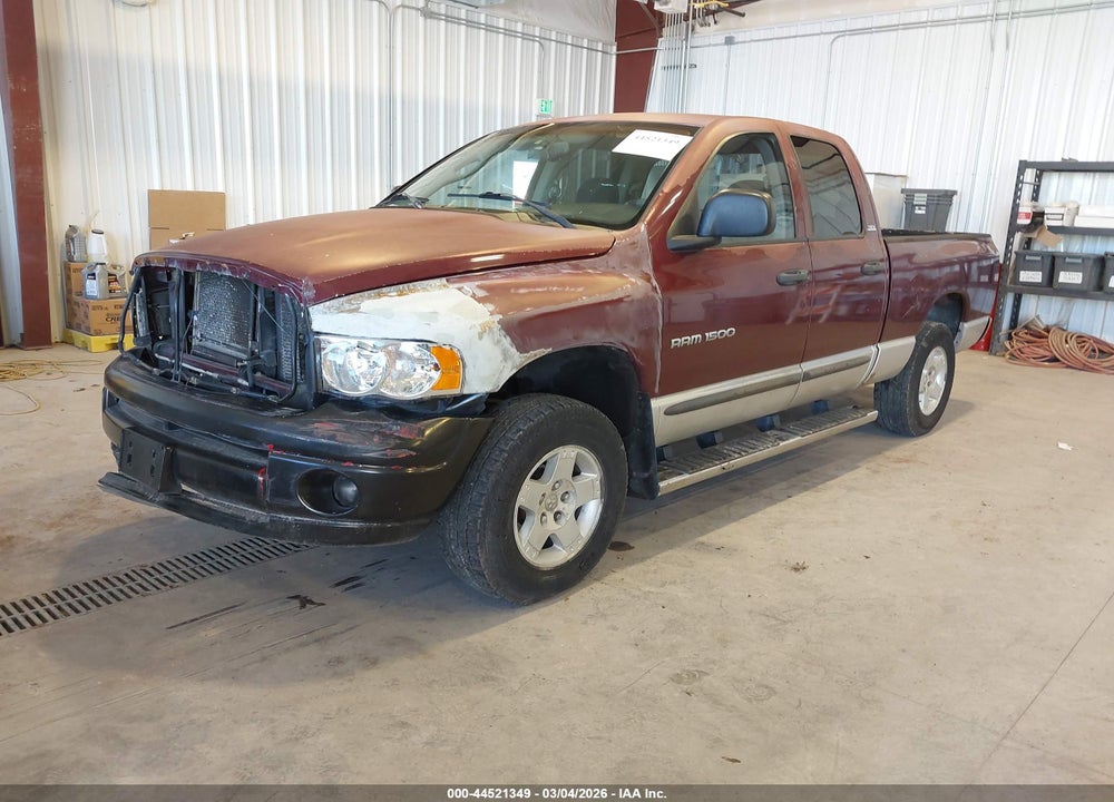 2002 DODGE RAM 1500 ST VIN: 1D7HU18Z62S627654