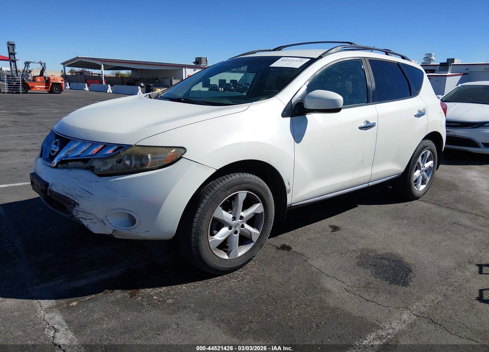 2009 NISSAN MURANO SL VIN: JN8AZ18U79W002141