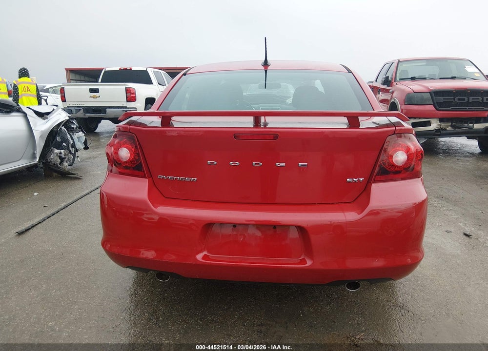 2013 DODGE AVENGER SXT VIN: 1C3CDZCG8DN552826