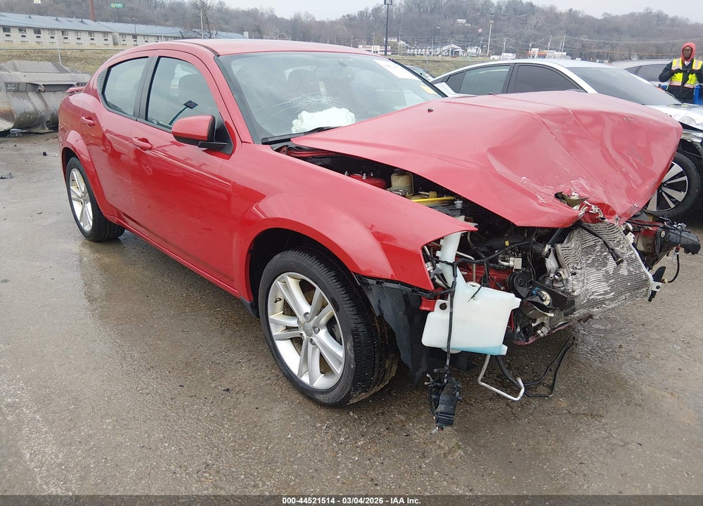 2013 DODGE AVENGER SXT VIN: 1C3CDZCG8DN552826