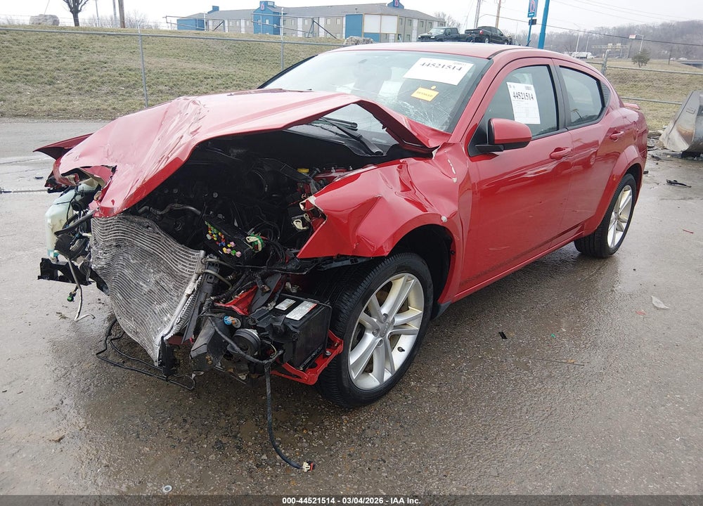 2013 DODGE AVENGER SXT VIN: 1C3CDZCG8DN552826