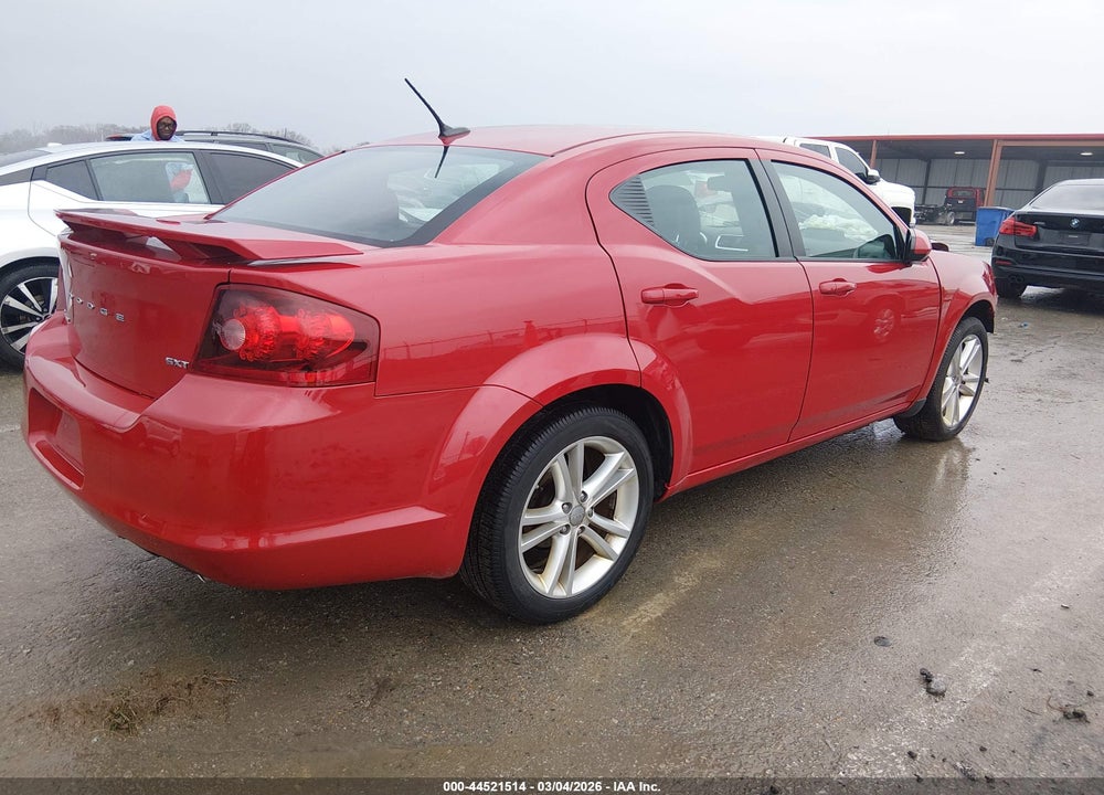 2013 DODGE AVENGER SXT VIN: 1C3CDZCG8DN552826