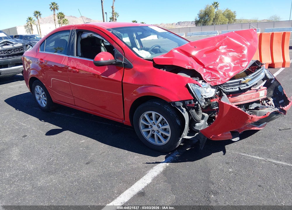 2017 CHEVROLET SONIC LT AUTO VIN: 1G1JD5SH4H4101449