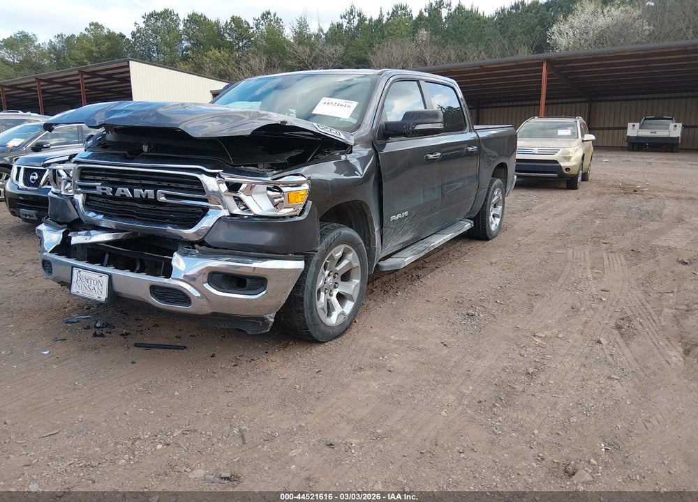 2019 RAM 1500 BIG HORN/LONE STAR  4X4 5'7 BOX VIN: 1C6SRFFT5KN851159