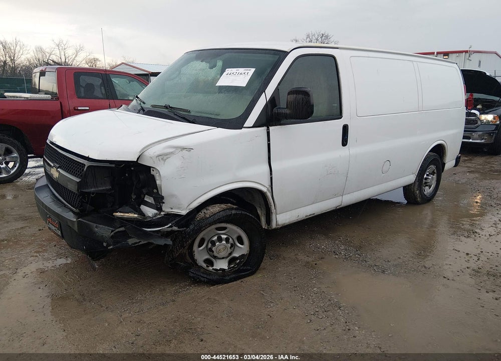 2013 CHEVROLET EXPRESS 2500 WORK VAN VIN: 1GCWGFBA5D1143105