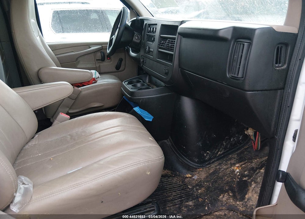 2013 CHEVROLET EXPRESS 2500 WORK VAN VIN: 1GCWGFBA5D1143105
