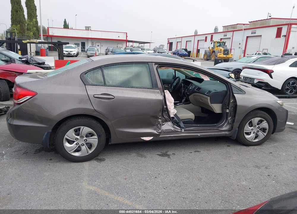 2013 HONDA CIVIC LX VIN: 2HGFB2F54DH597479