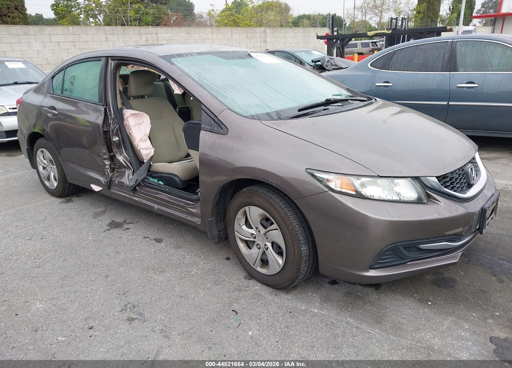 2013 HONDA CIVIC LX VIN: 2HGFB2F54DH597479