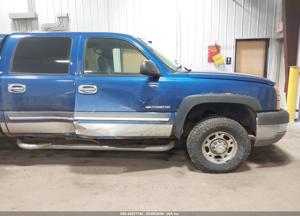 2003 CHEVROLET SILVERADO 2500HD LS VIN: 1GCHK23U93F250393