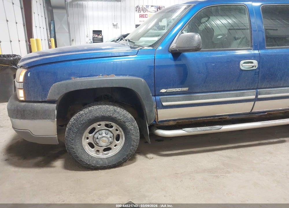 2003 CHEVROLET SILVERADO 2500HD LS VIN: 1GCHK23U93F250393