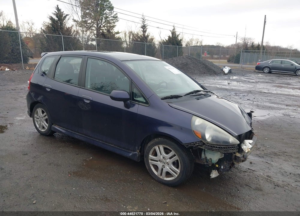 2008 HONDA FIT SPORT VIN: JHMGD38628S069946