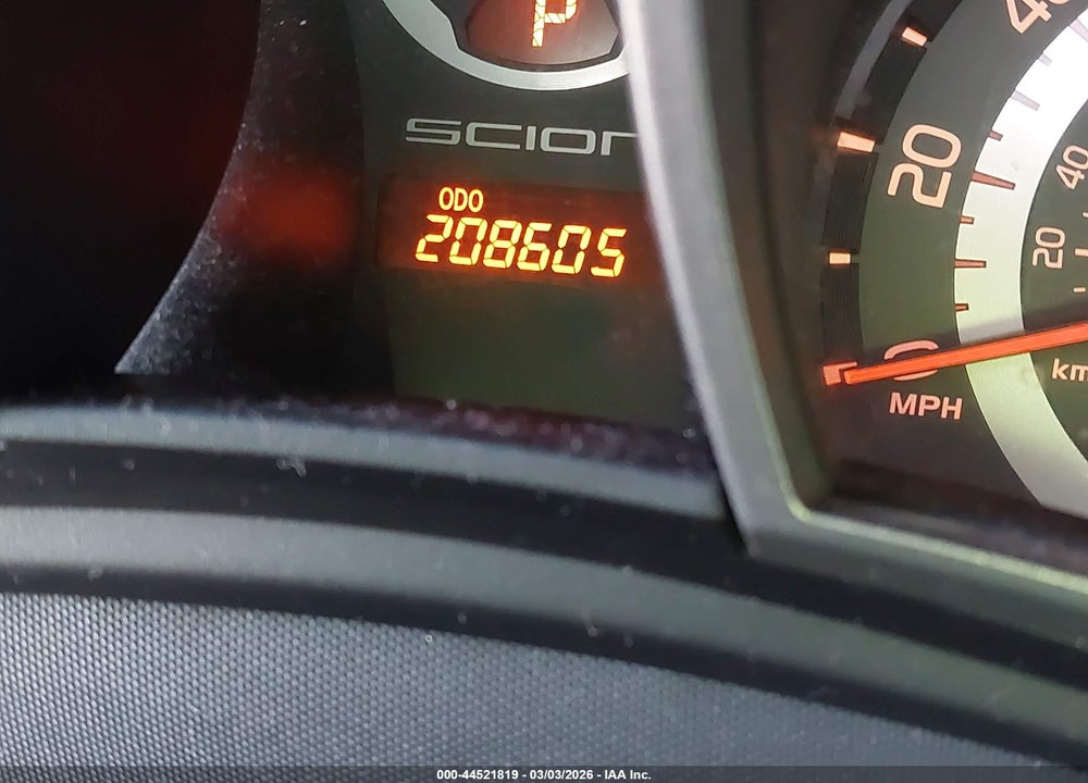 2011 SCION TC VIN: JTKJF5C70B3001636