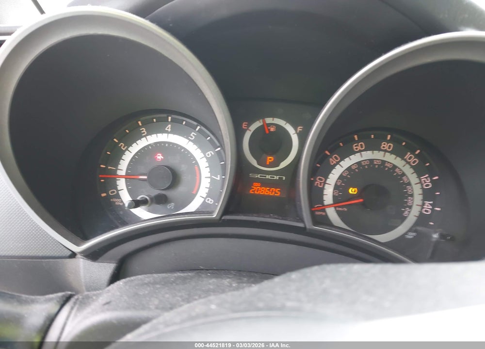 2011 SCION TC VIN: JTKJF5C70B3001636