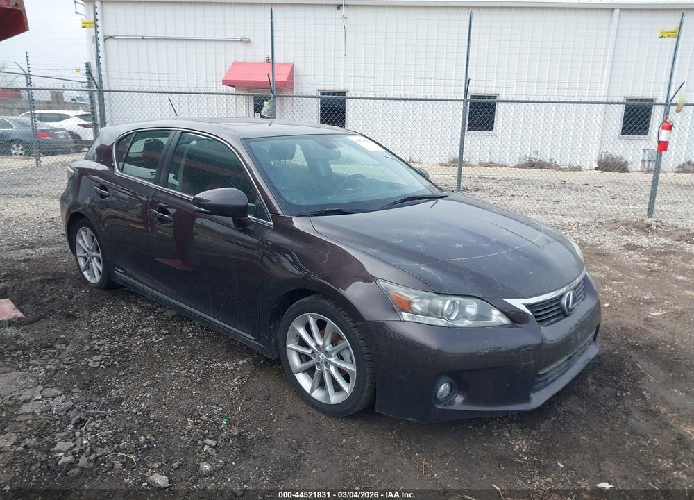 2012 LEXUS CT 200H PREMIUM VIN: JTHKD5BH9C2056510