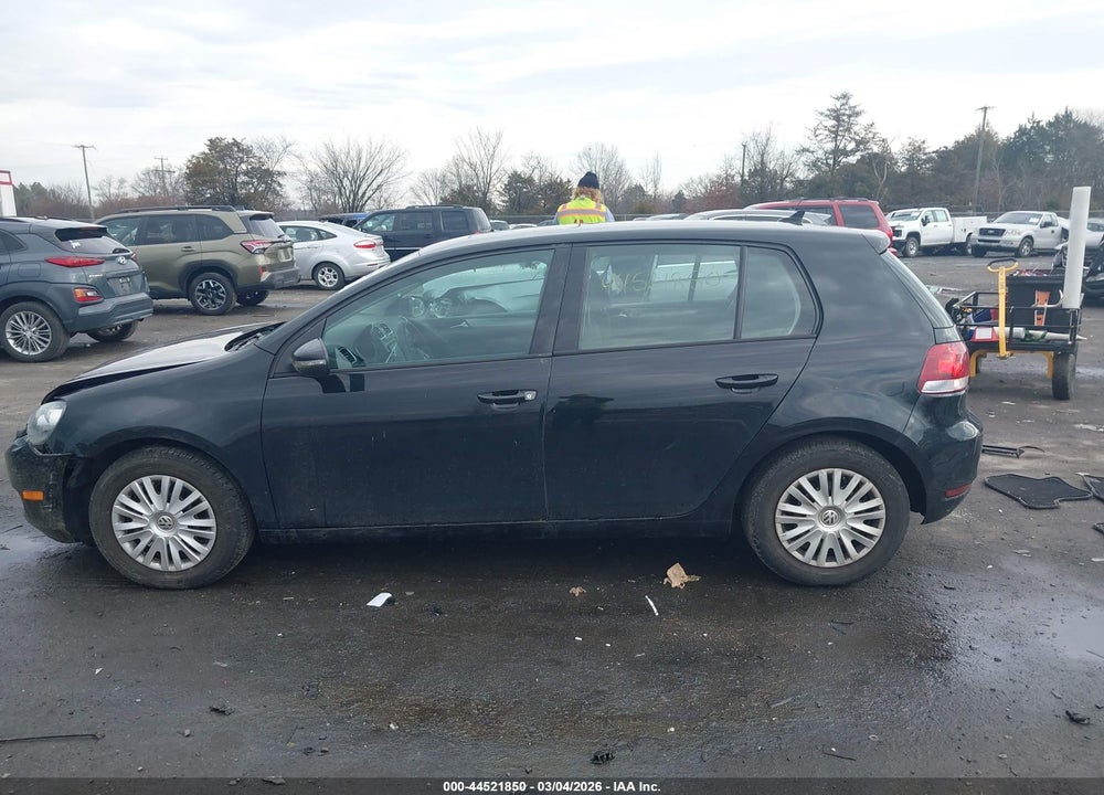 2012 VOLKSWAGEN GOLF 2.5L 4-DOOR VIN: WVWDB7AJ7CW193969