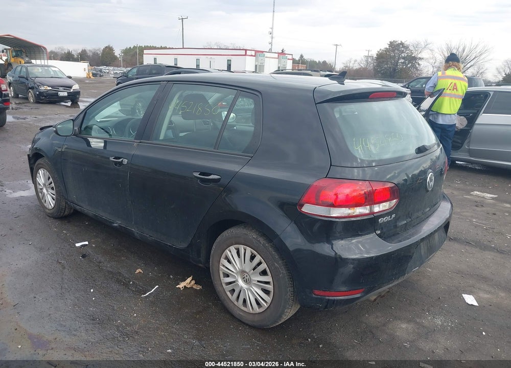 2012 VOLKSWAGEN GOLF 2.5L 4-DOOR VIN: WVWDB7AJ7CW193969