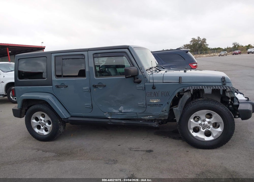 2015 JEEP WRANGLER UNLIMITED SAHARA VIN: 1C4BJWEG4FL528503