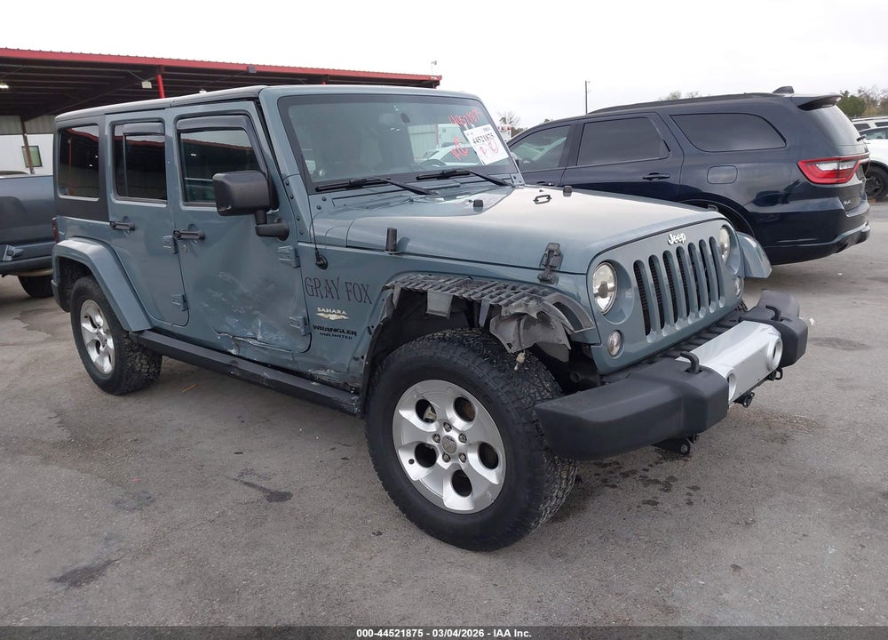 2015 JEEP WRANGLER UNLIMITED SAHARA VIN: 1C4BJWEG4FL528503