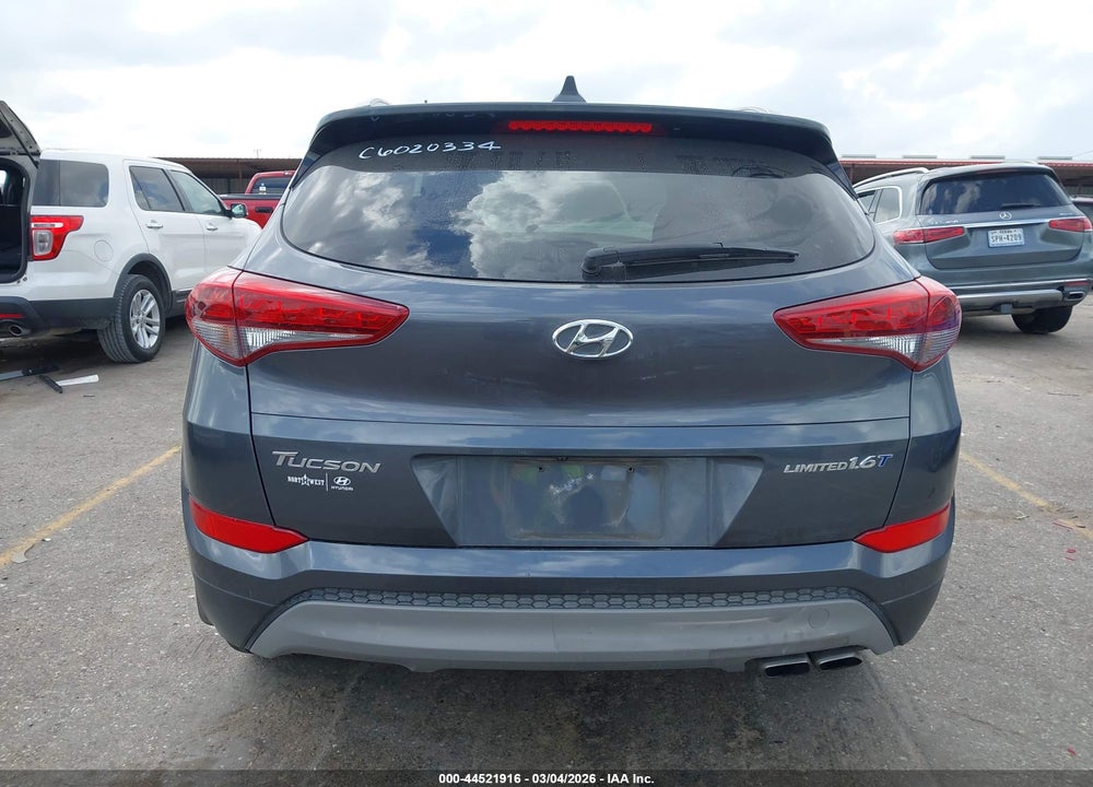 2018 HYUNDAI TUCSON LIMITED VIN: KM8J33A20JU830366