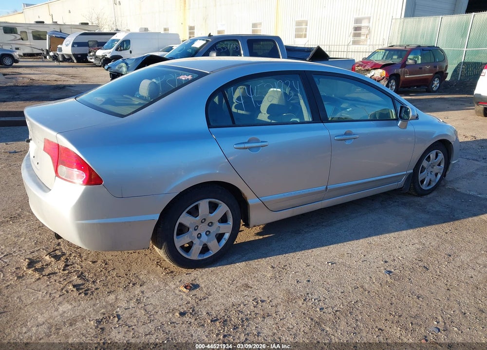 2006 HONDA CIVIC LX VIN: 1HGFA165X6L022371
