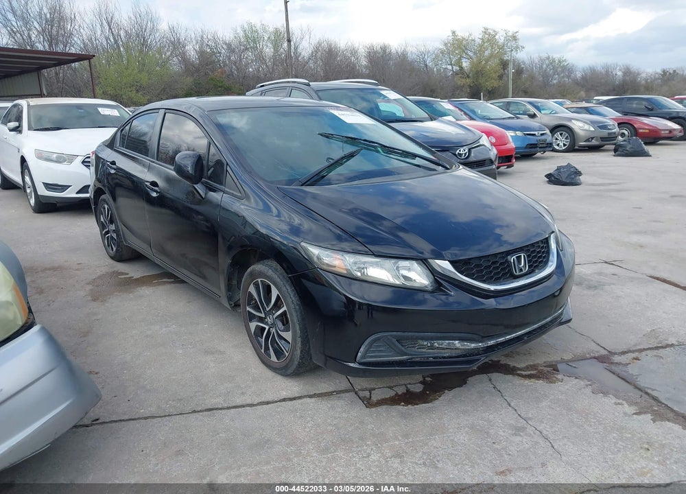 2013 HONDA CIVIC EX VIN: 2HGFB2F8XDH519315