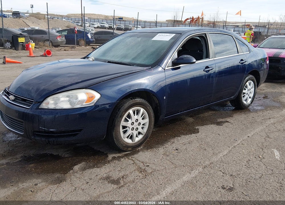 2008 CHEVROLET IMPALA POLICE VIN: 2G1WS553381333421