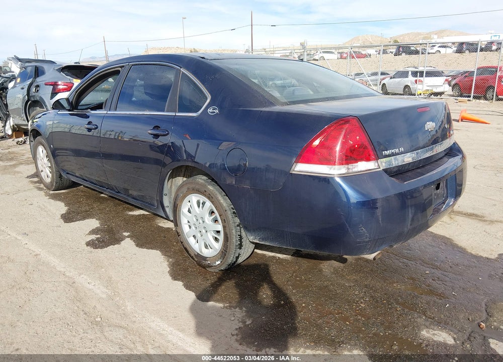 2008 CHEVROLET IMPALA POLICE VIN: 2G1WS553381333421