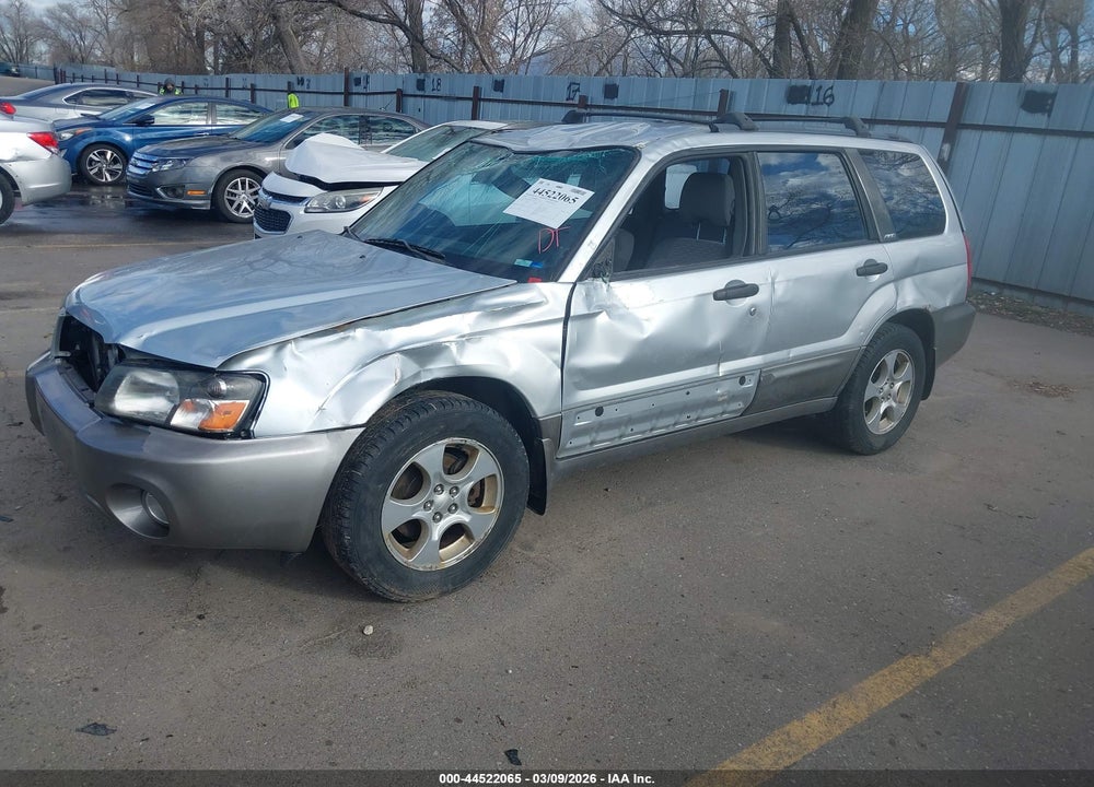 2004 SUBARU FORESTER 2.5XS VIN: JF1SG656X4H711772