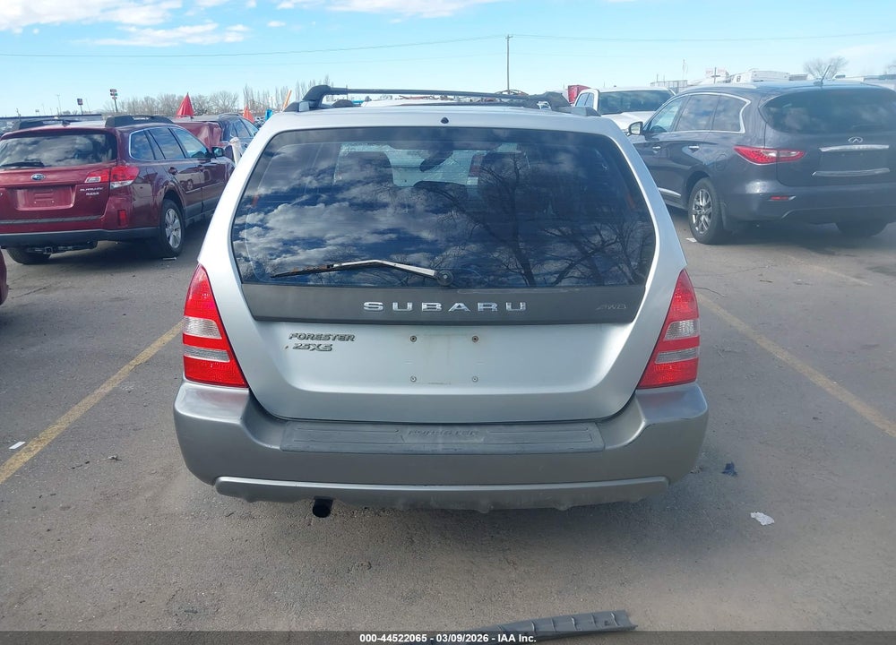 2004 SUBARU FORESTER 2.5XS VIN: JF1SG656X4H711772