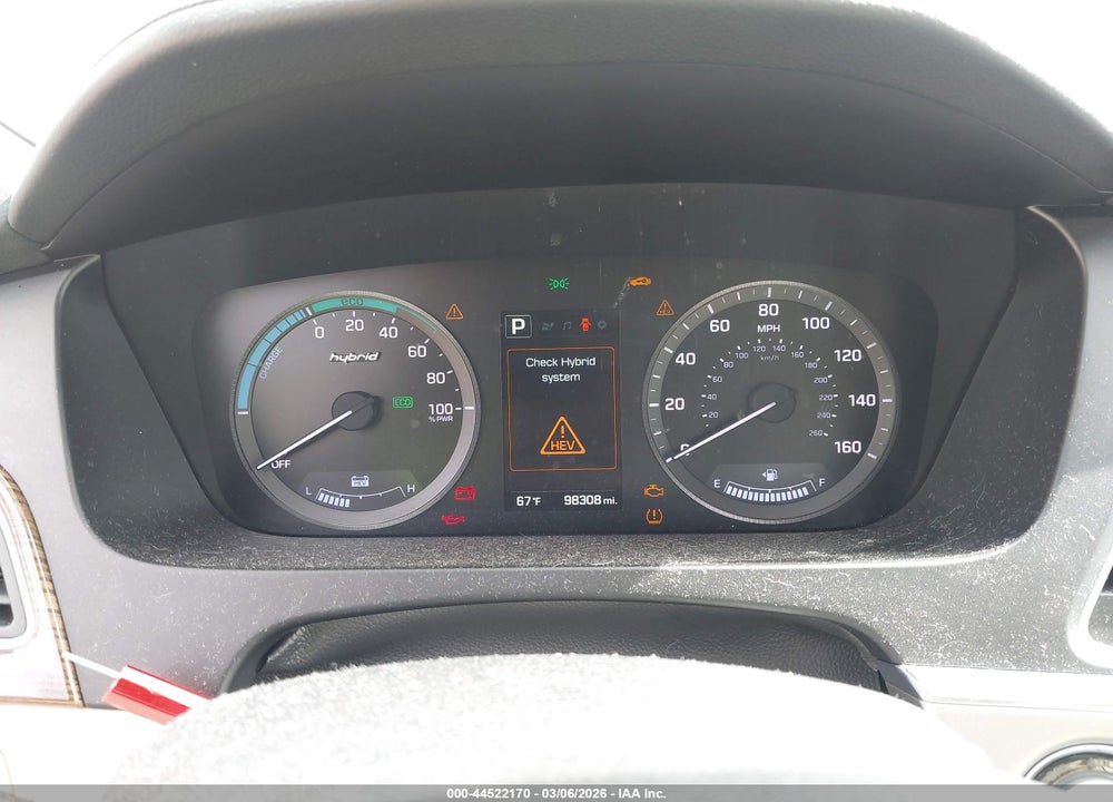 2016 HYUNDAI SONATA HYBRID LIMITED VIN: KMHE34L11GA017074