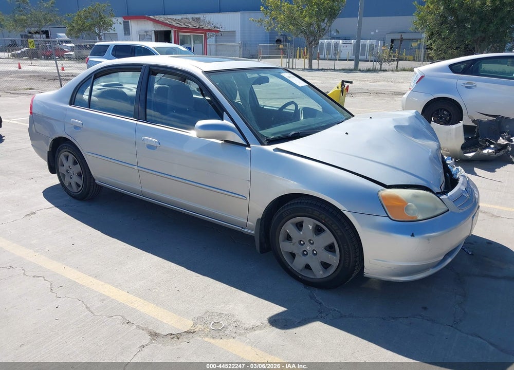 2002 HONDA CIVIC EX VIN: JHMES26722S002273