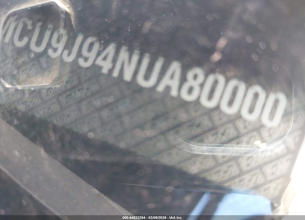 2022 FORD ESCAPE TITANIUM VIN: 1FMCU9J94NUA80000