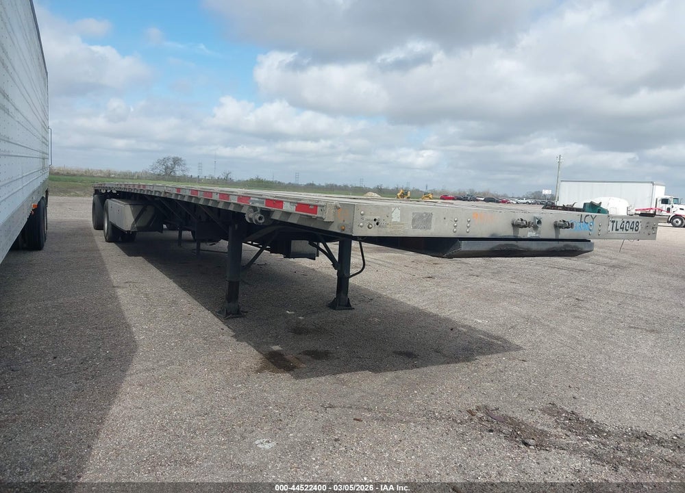 2005 TRANSCRAFT FLATBED SEMI TRAILER VIN: 1TTF4820752012687