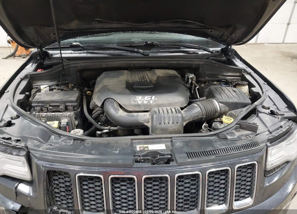 2014 JEEP GRAND CHEROKEE OVERLAND VIN: 1C4RJFCG0EC123917