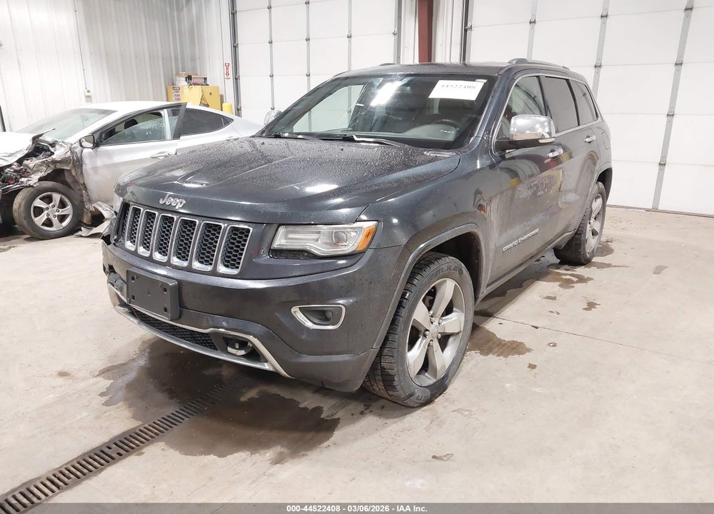 2014 JEEP GRAND CHEROKEE OVERLAND VIN: 1C4RJFCG0EC123917