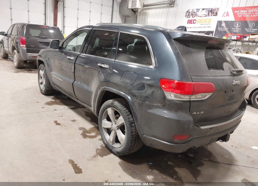2014 JEEP GRAND CHEROKEE OVERLAND VIN: 1C4RJFCG0EC123917