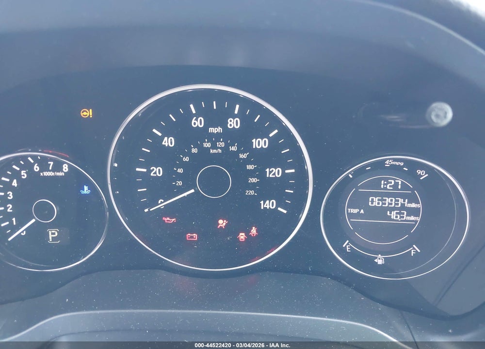 2019 HONDA HR-V SPORT VIN: 3CZRU5H19KM720185
