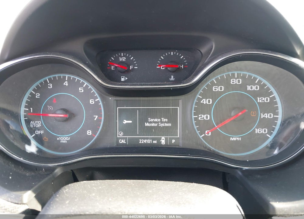 2017 CHEVROLET CRUZE LT AUTO VIN: 1G1BE5SM2H7167219