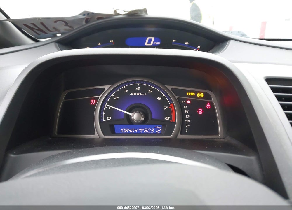 2008 HONDA CIVIC LX VIN: 1HGFA16558L091441