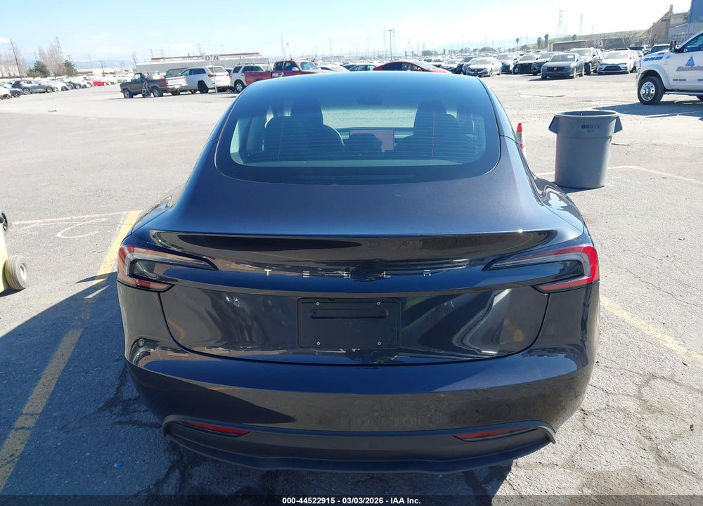 2025 TESLA MODEL 3 LONG RANGE REAR-WHEEL DRIVE/STANDARD REAR-WHEEL DRIVE VIN: 5YJ3E1EA3SF072160