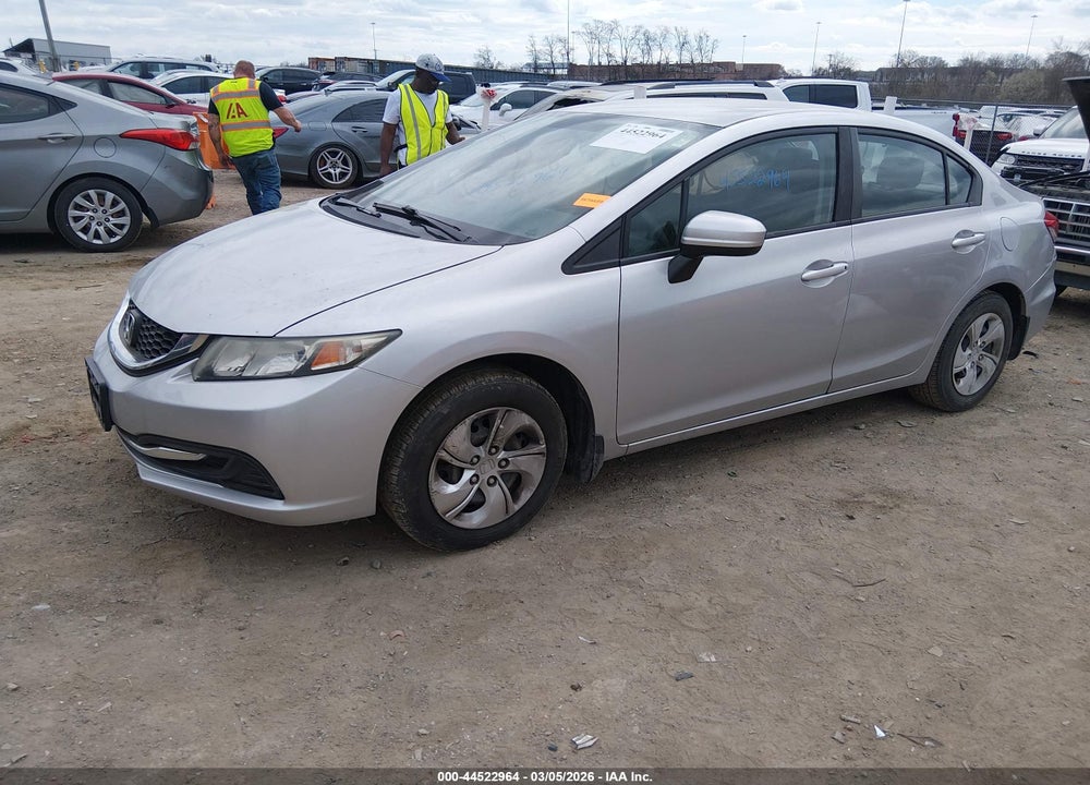 2015 HONDA CIVIC LX VIN: 19XFB2F59FE021769