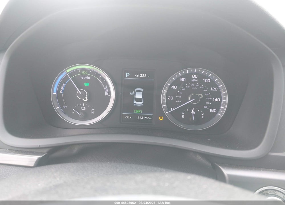 2019 HYUNDAI SONATA HYBRID LIMITED VIN: KMHE34L34KA092636