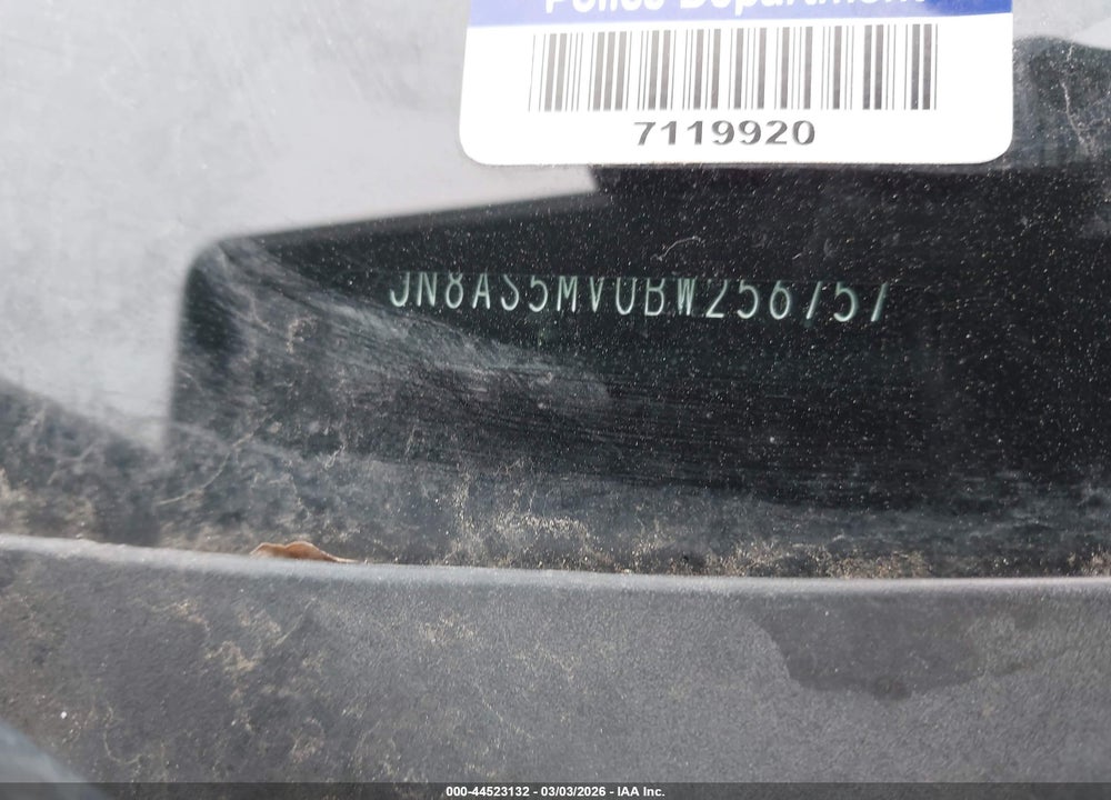 2011 NISSAN ROGUE S VIN: JN8AS5MV0BW256757