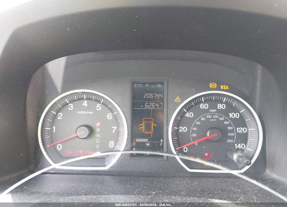 2007 HONDA CR-V EX-L VIN: JHLRE38767C017991