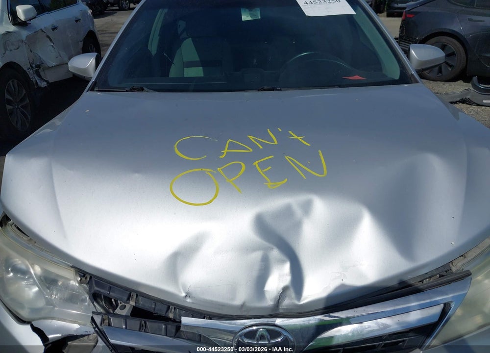 2013 TOYOTA CAMRY XLE VIN: 4T4BF1FK6DR302222