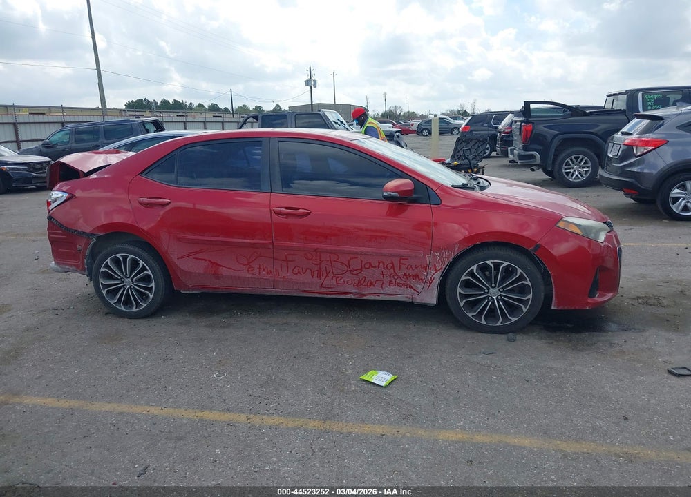 2014 TOYOTA COROLLA S PREMIUM VIN: 2T1BURHE0EC108231
