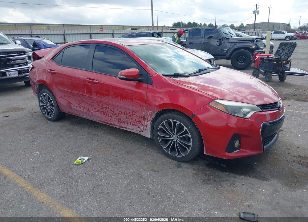 2014 TOYOTA COROLLA S PREMIUM VIN: 2T1BURHE0EC108231